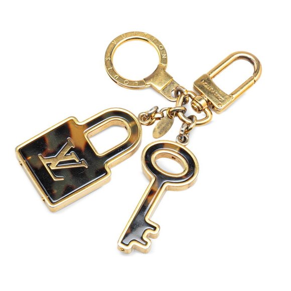 LOUIS VUITTON Accessories - Louis Vuitton Porte-Clés Confidence Key Ring Holder M65088 Brown Gold Plated ...